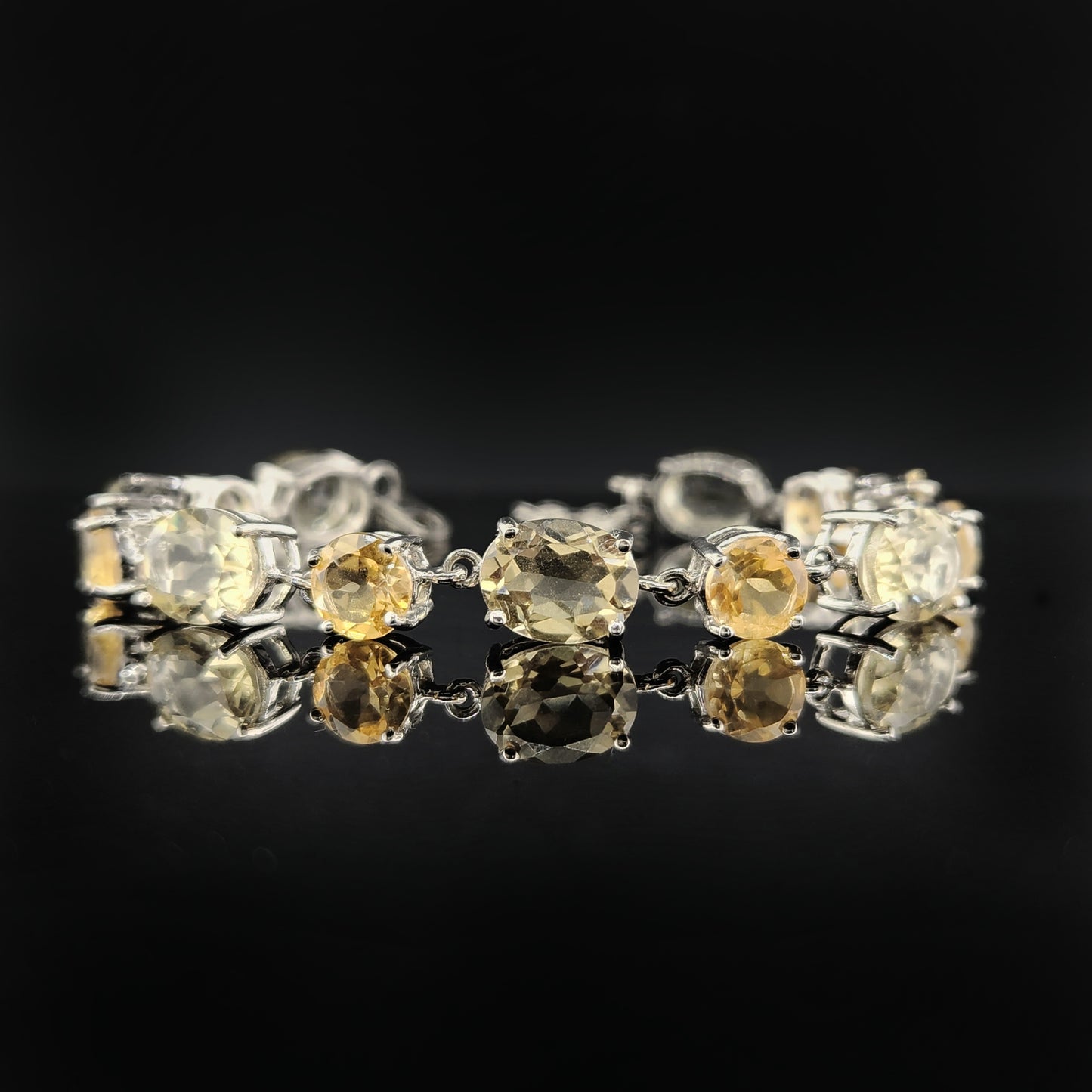 Citrine Bracelet in Sterling Silver