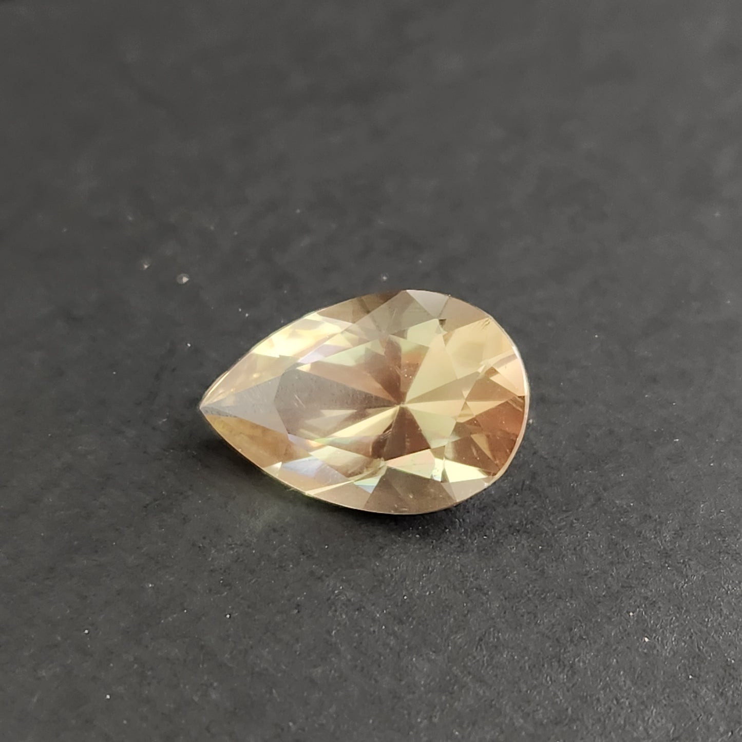 5.99 ct Oregon Sunstone Pear Facet