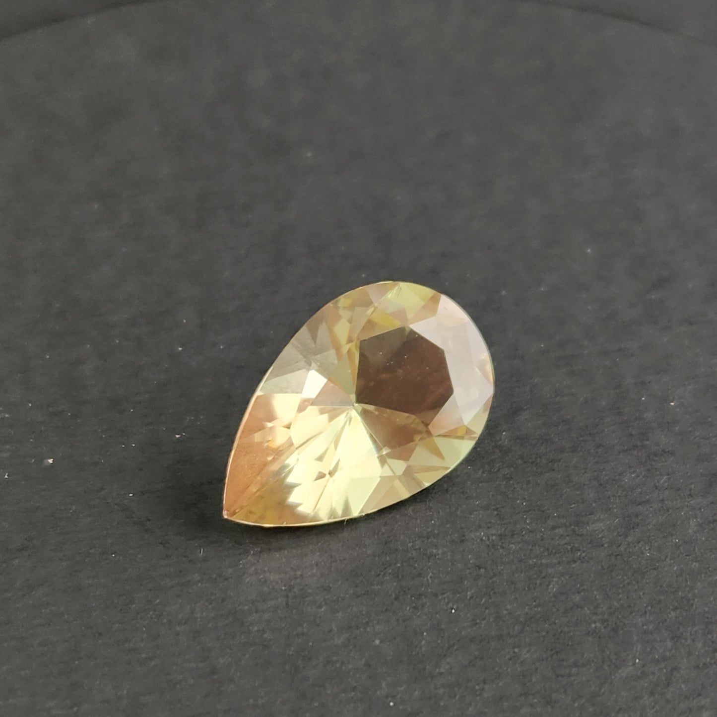 5.99 ct Oregon Sunstone Pear Facet