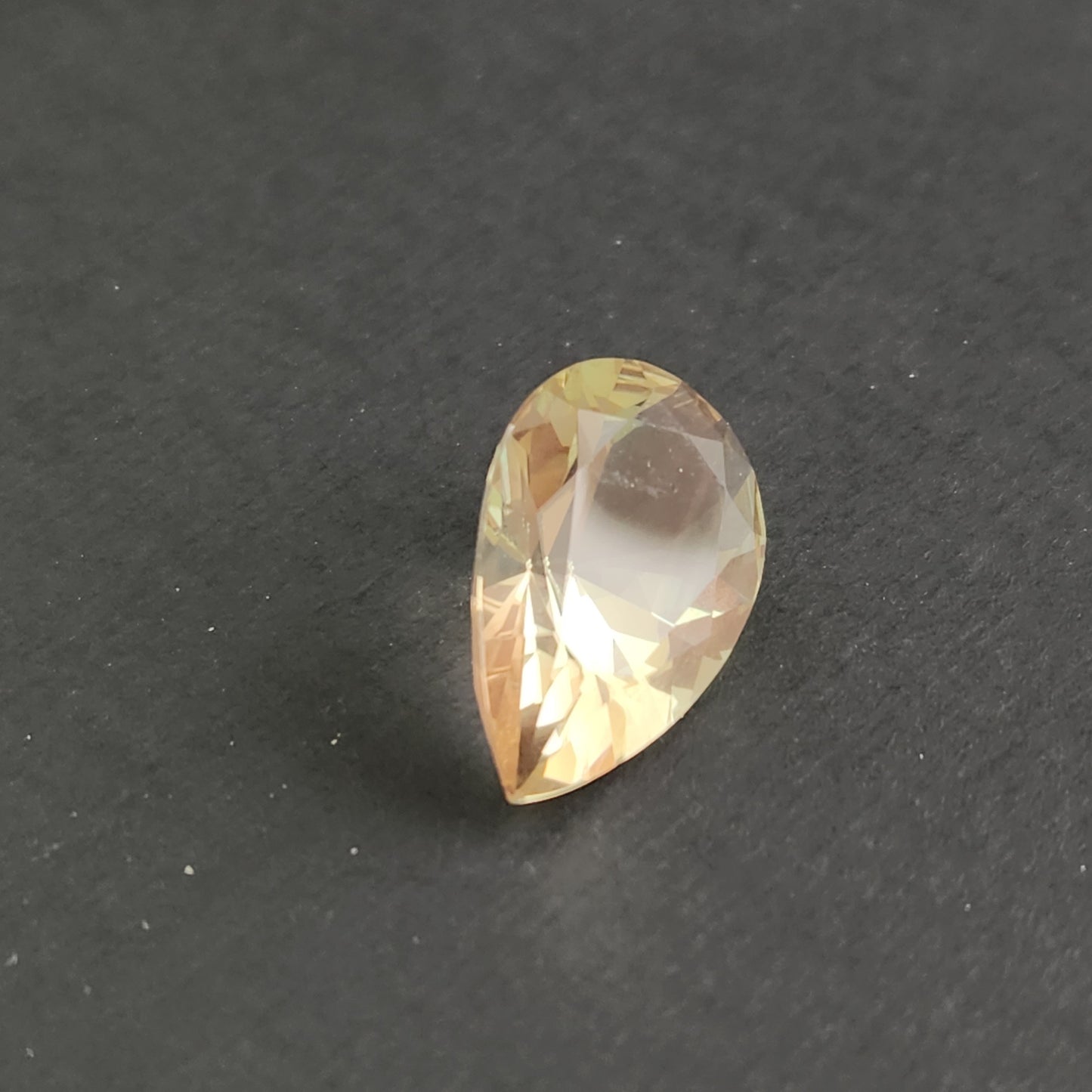 5.99 ct Oregon Sunstone Pear Facet