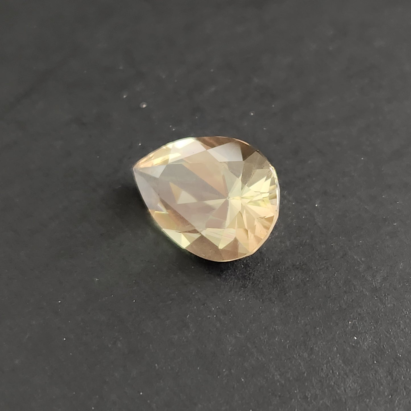 5.99 ct Oregon Sunstone Pear Facet