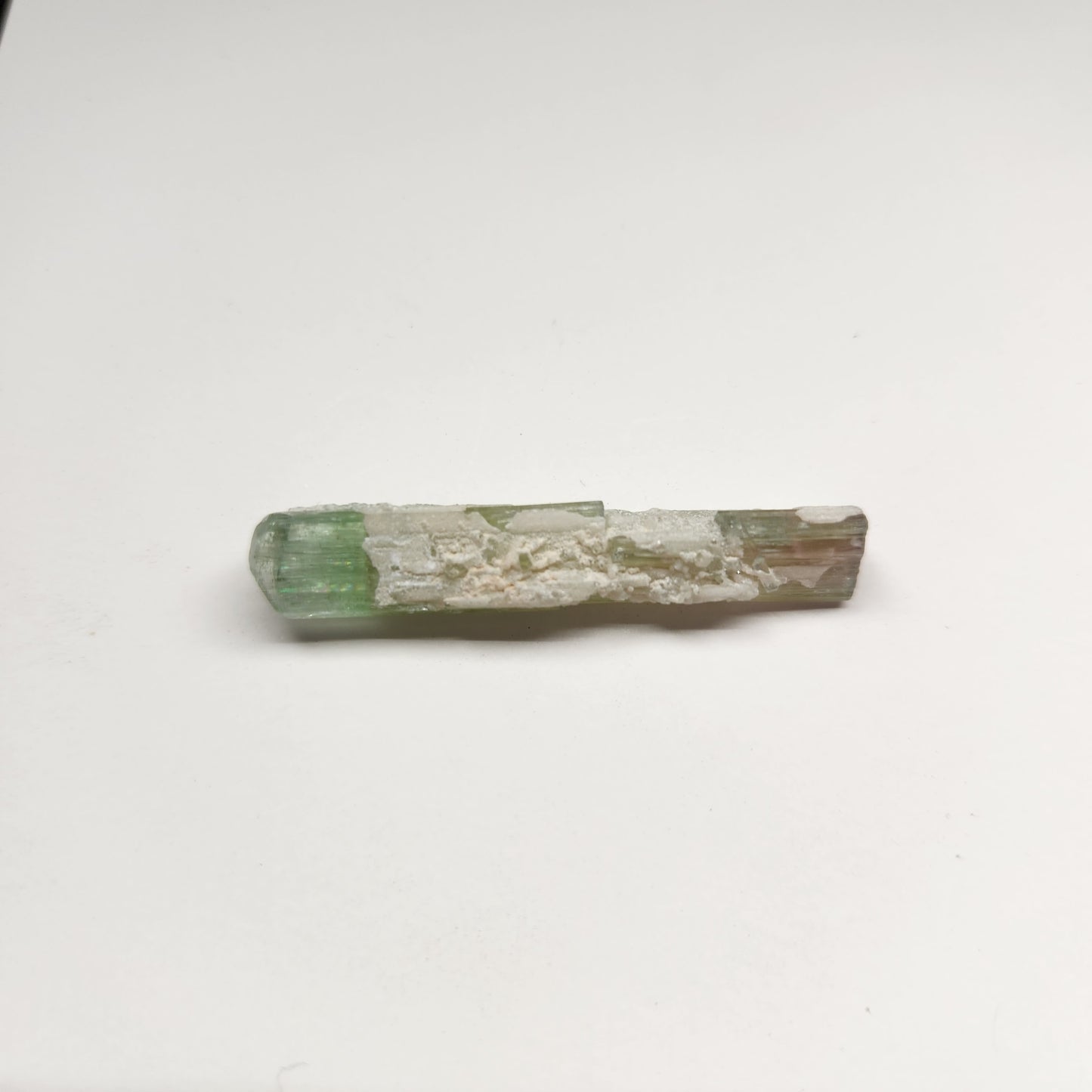 Bi-Colored Blue and Green Tourmaline Crystal