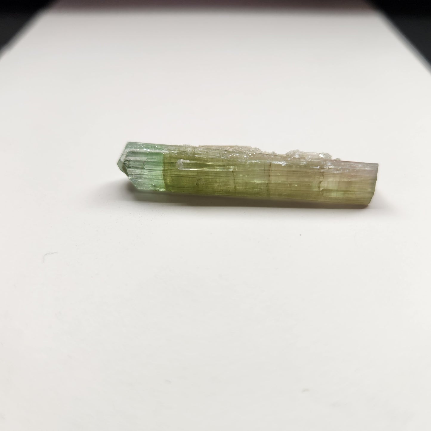 Bi-Colored Blue and Green Tourmaline Crystal