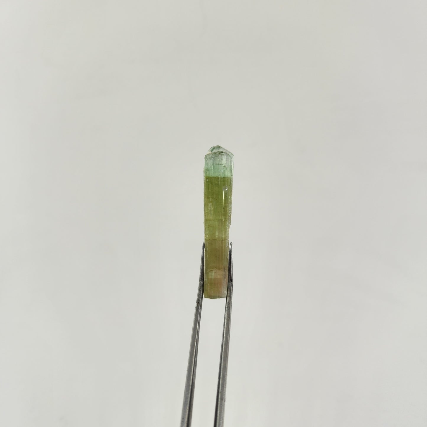Bi-Colored Blue and Green Tourmaline Crystal