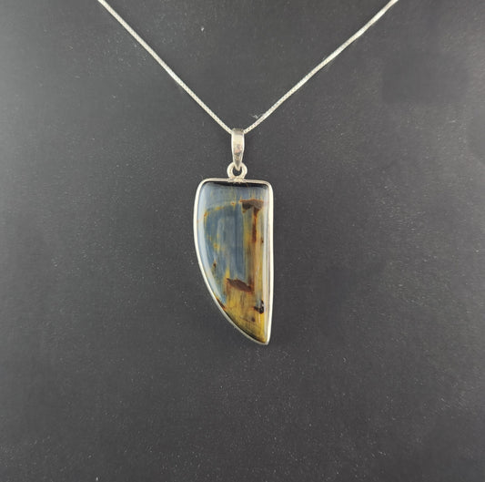 Pietersite Cabochon set in Sterling Silver