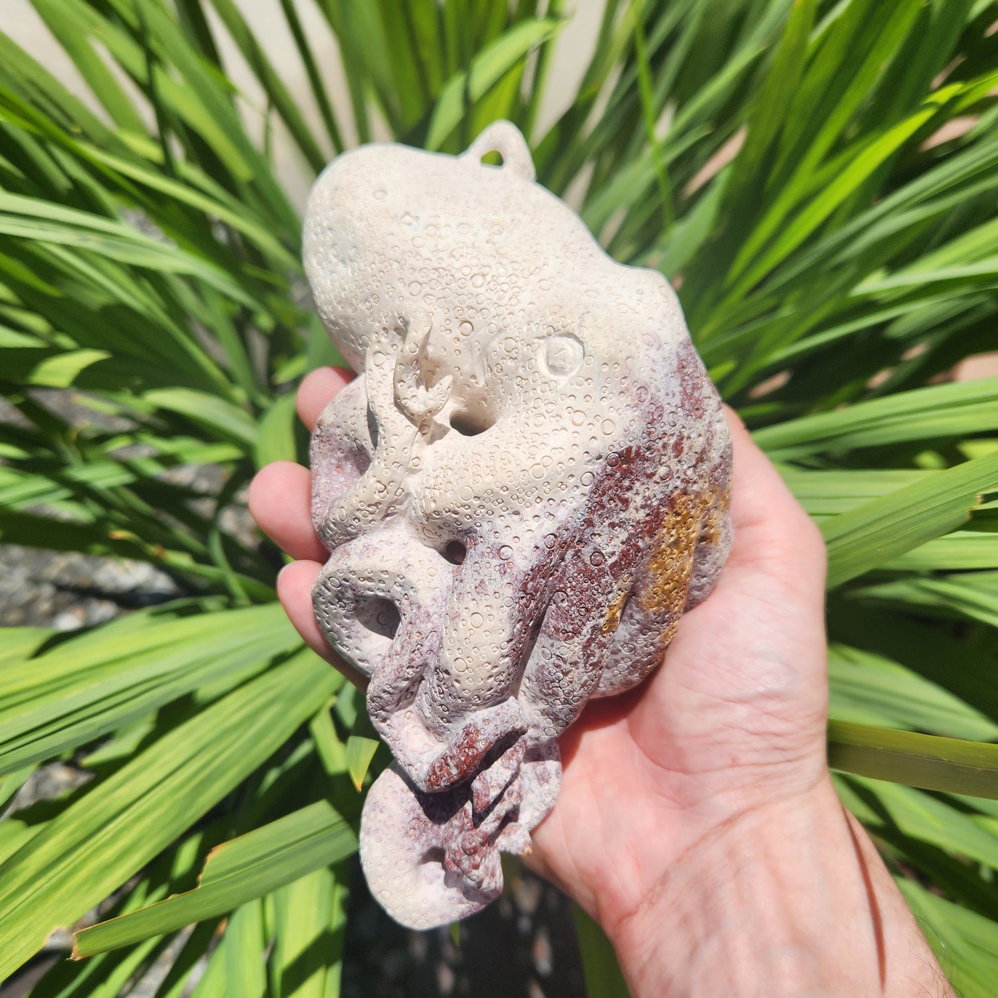 Tiffany Stone Octopus Carving