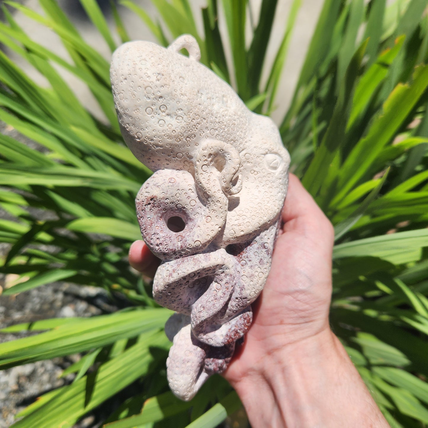 Tiffany Stone Octopus Carving