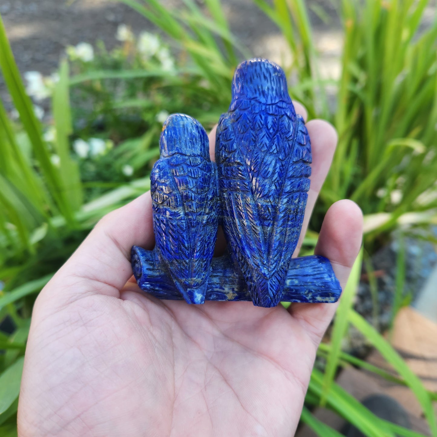 Lapis Lazuli Bird Statue