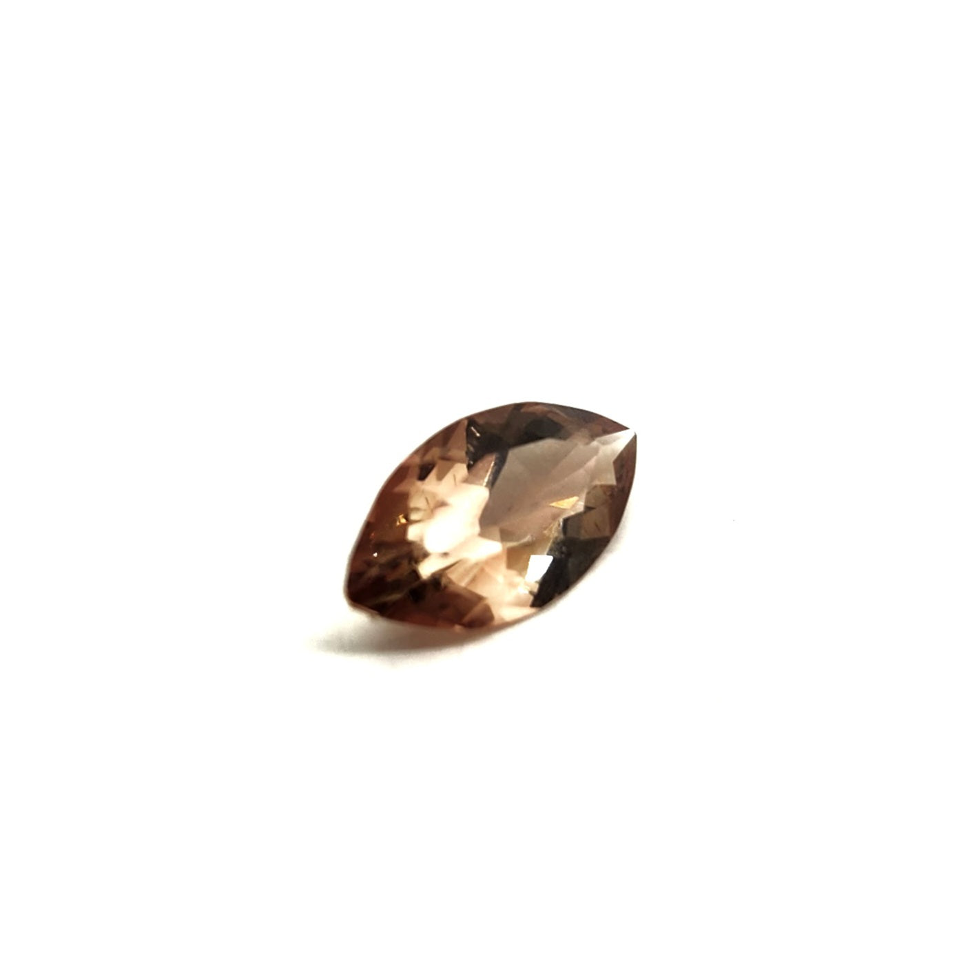 1.8 ct. Peach Oregon Sunstone with Schiller Marquise Cut