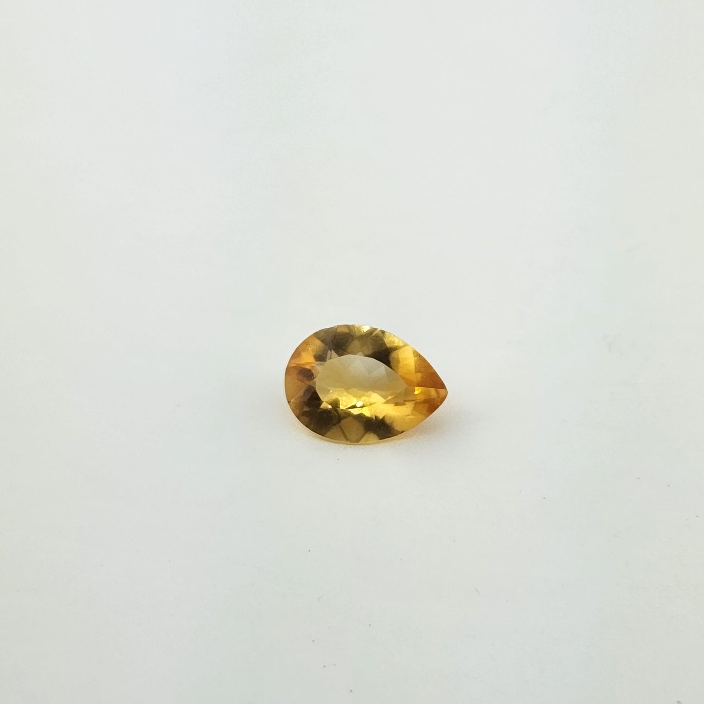 Large 3.92 ct. Citrine Pear Facet