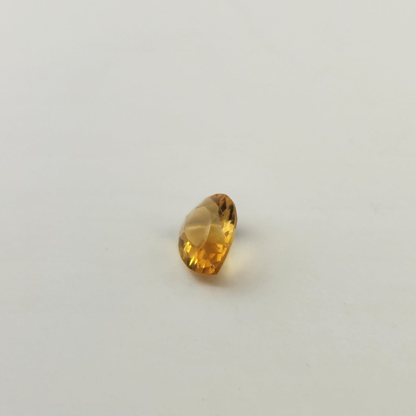 Large 3.92 ct. Citrine Pear Facet
