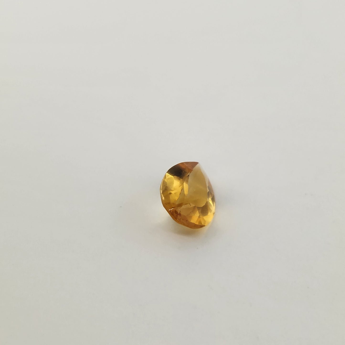 Large 3.92 ct. Citrine Pear Facet