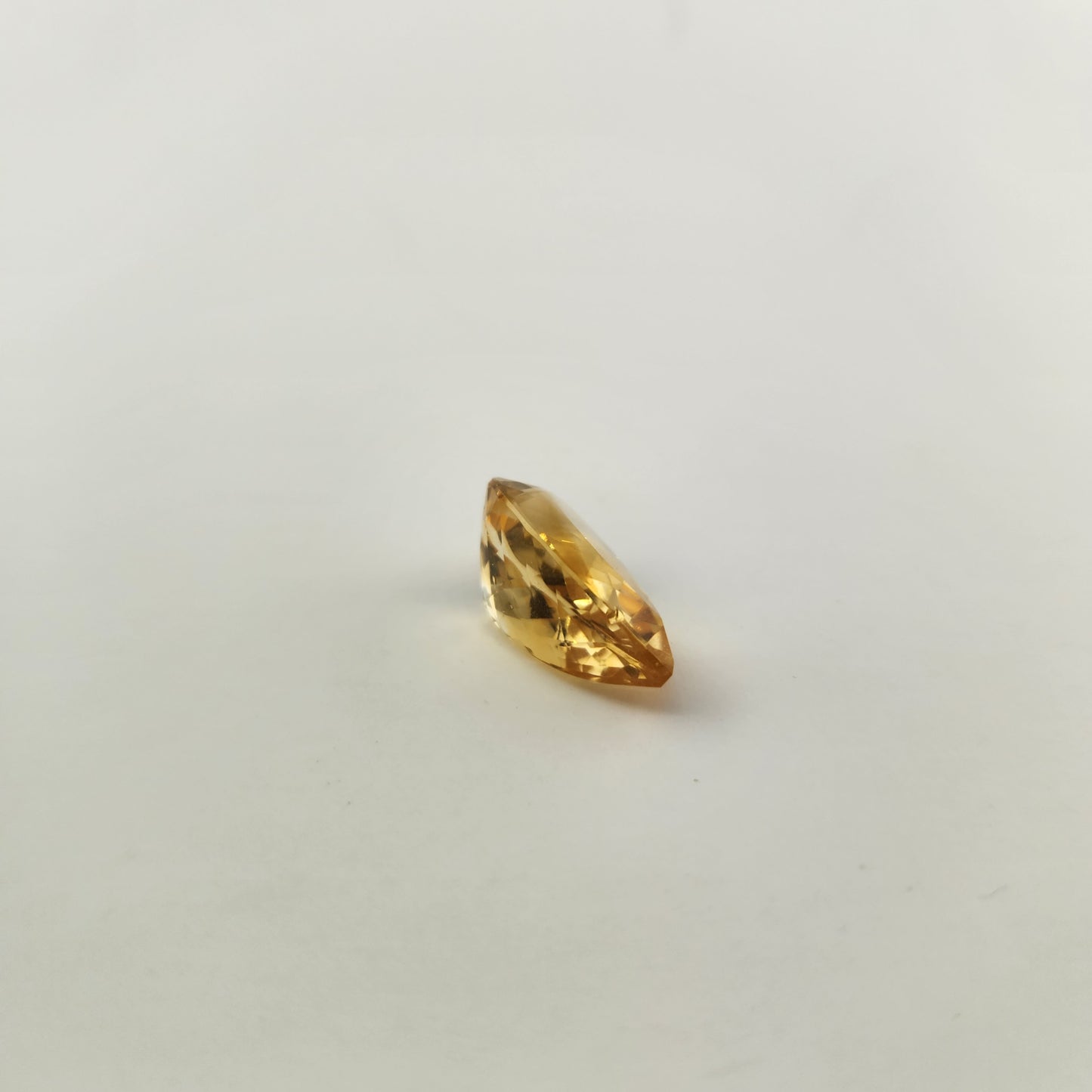 Large 17.98 ct. Citrine Pear Facet
