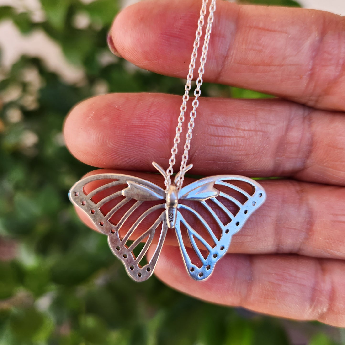 Butterfly Sterling Silver Pendant