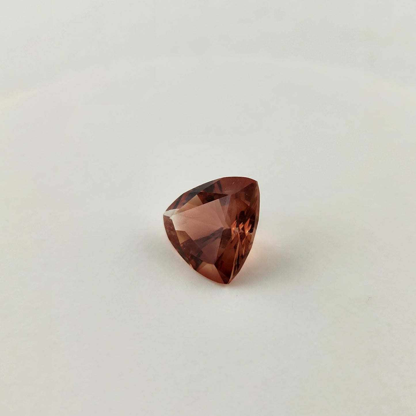 4.62 ct. Deep Red Oregon Sunstone Trillian Cut