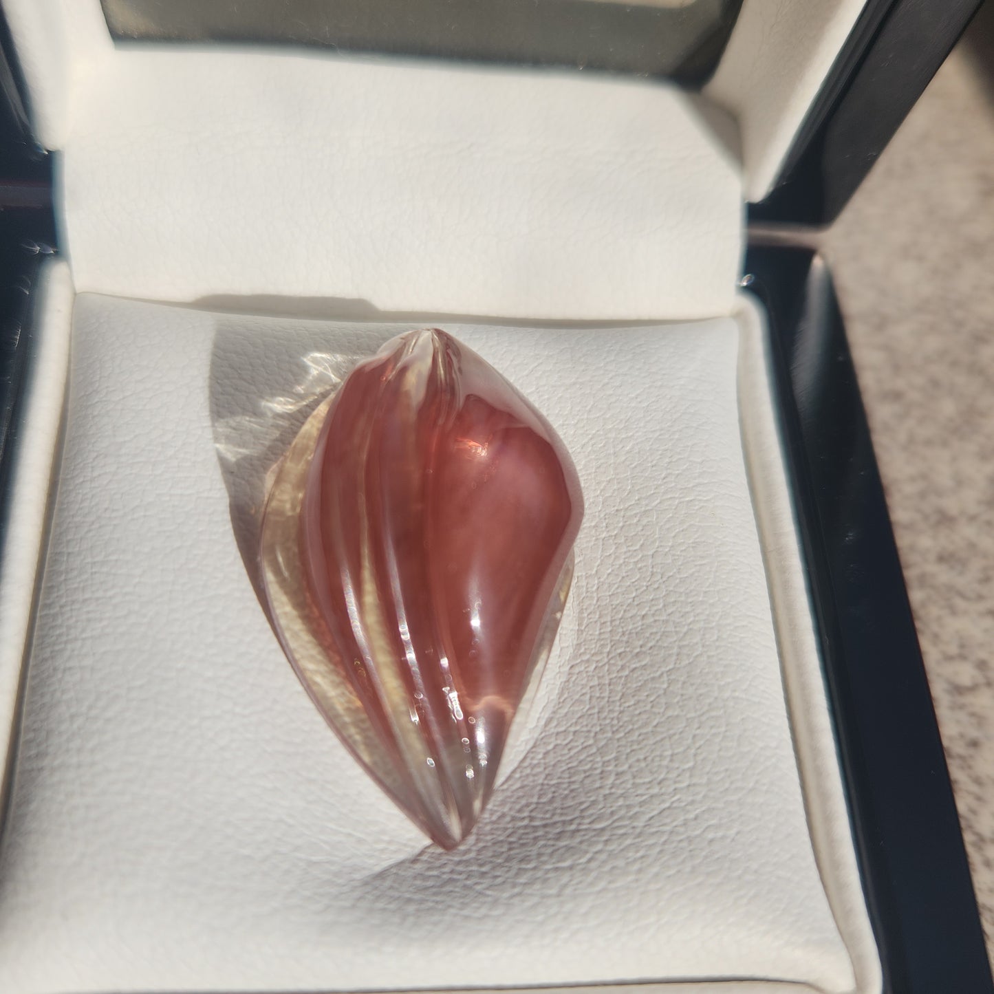 32.74 ct Freeform Carved Oregon Sunstone