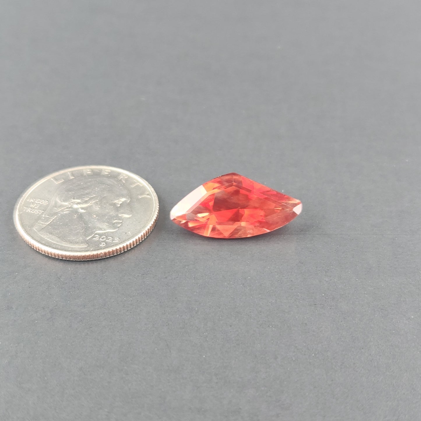 8.50 ct Red Oregon Sunstone