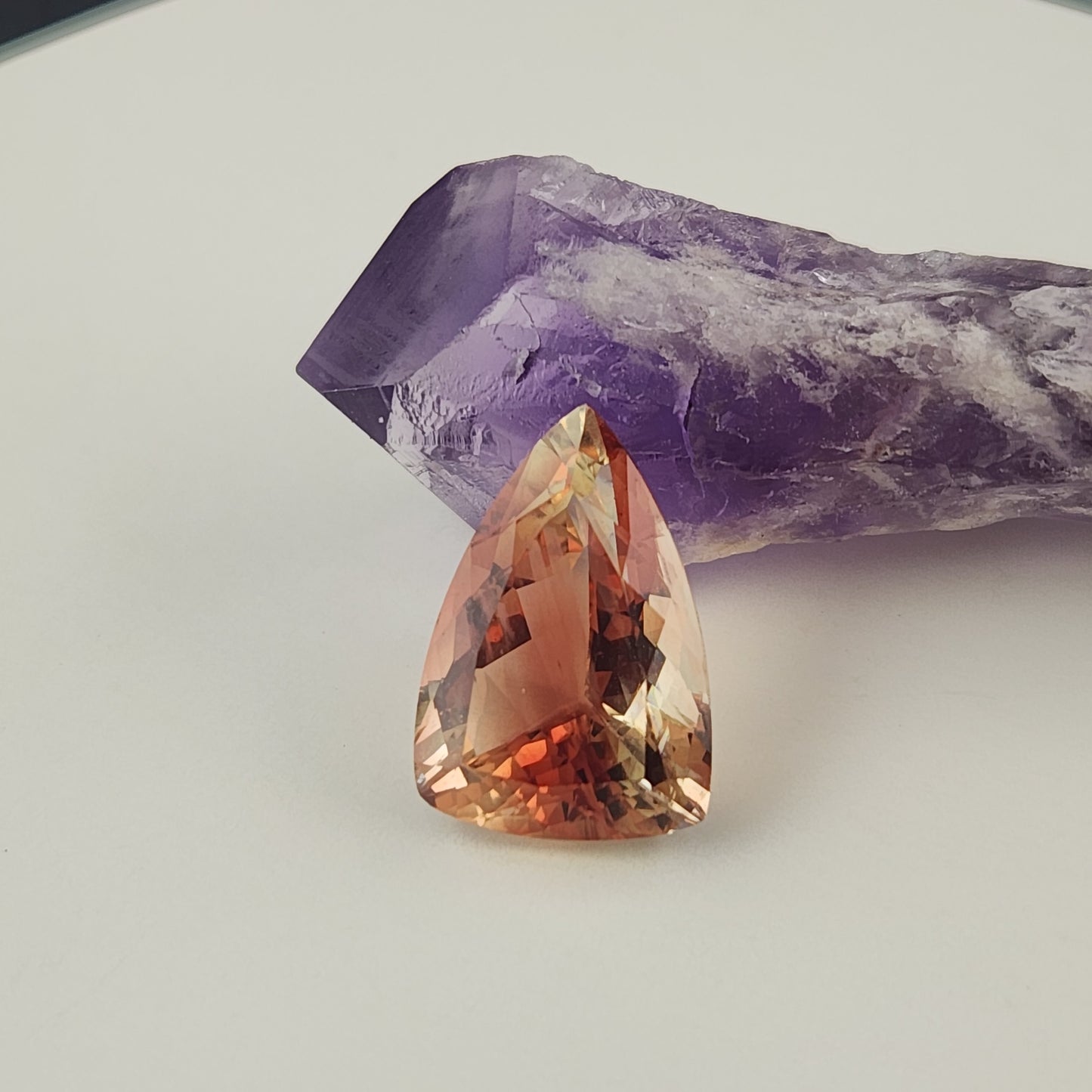 7.19 ct Light Red Color Oregon Sunstone