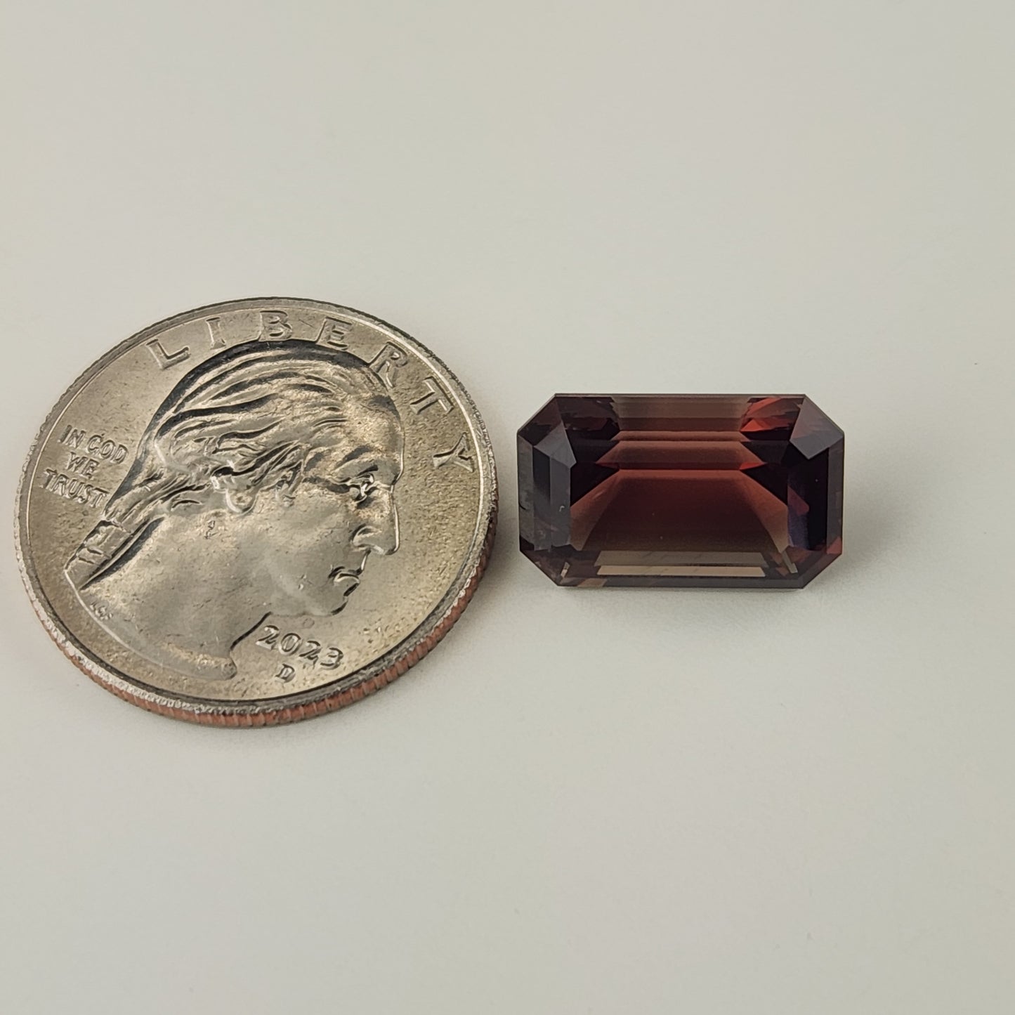 8.53 ct Dark Red Oregon Sunstone
