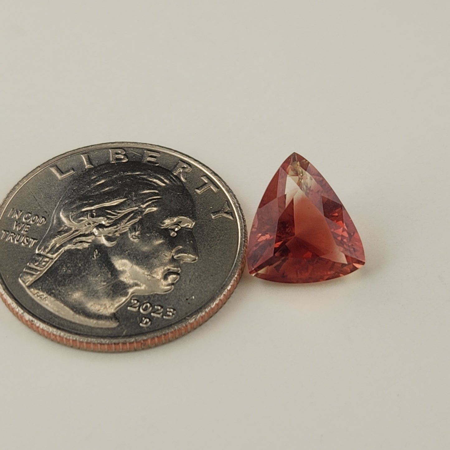 3.94 ct Red Oregon Sunstone