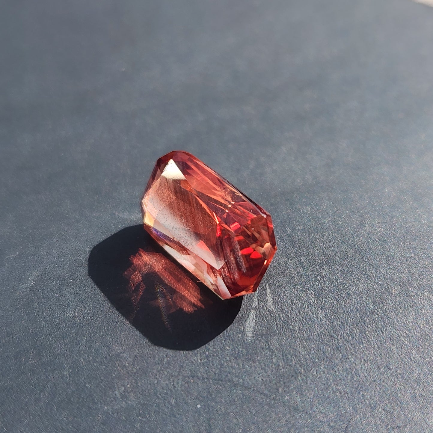 6.84 ct Red Oregon Sunstone
