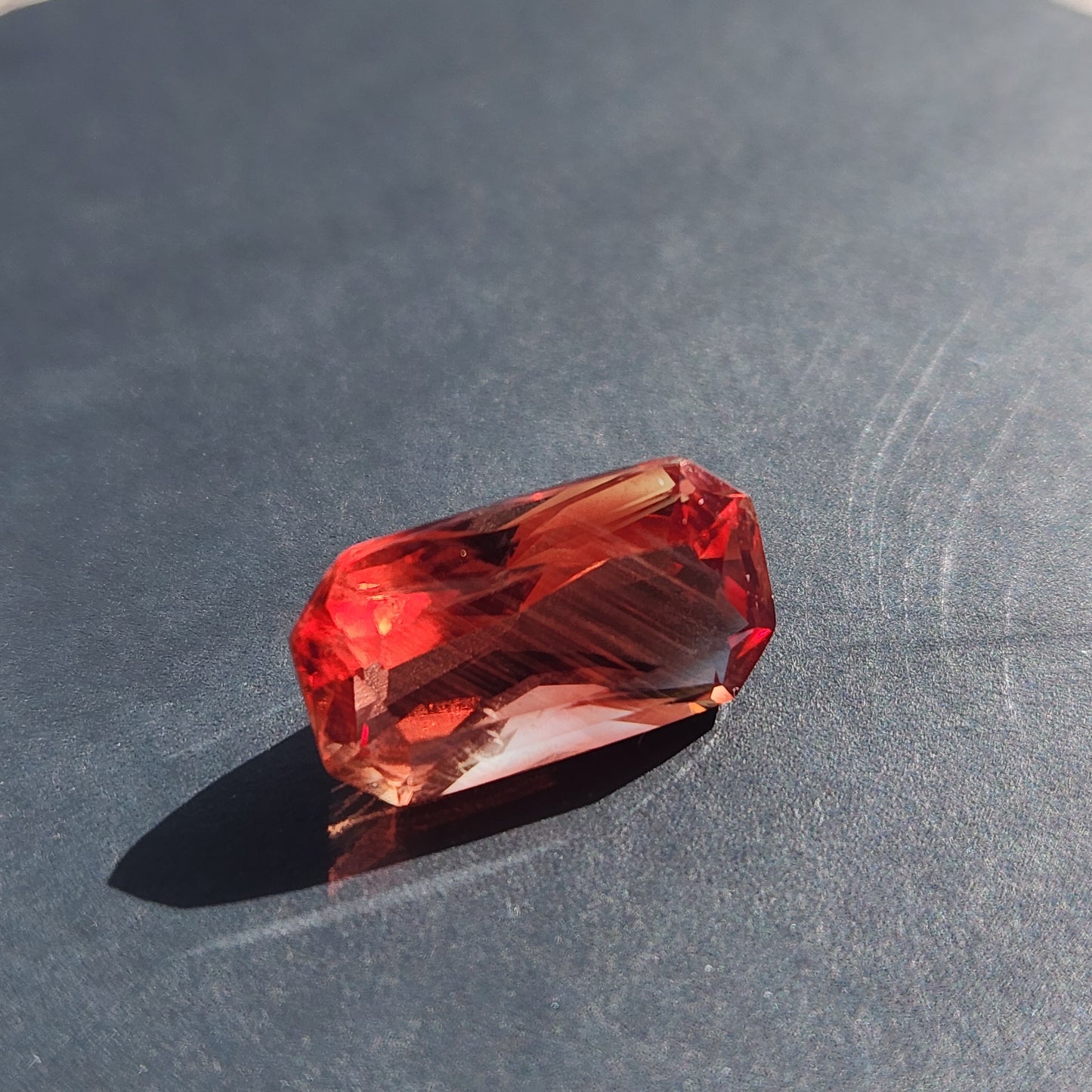 6.84 ct Red Oregon Sunstone