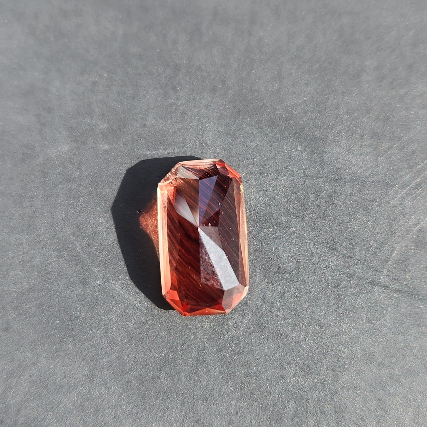 6.84 ct Red Oregon Sunstone