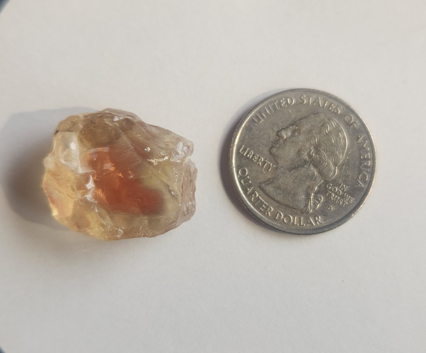 7.37 g Oregon Sunstone facet Rough