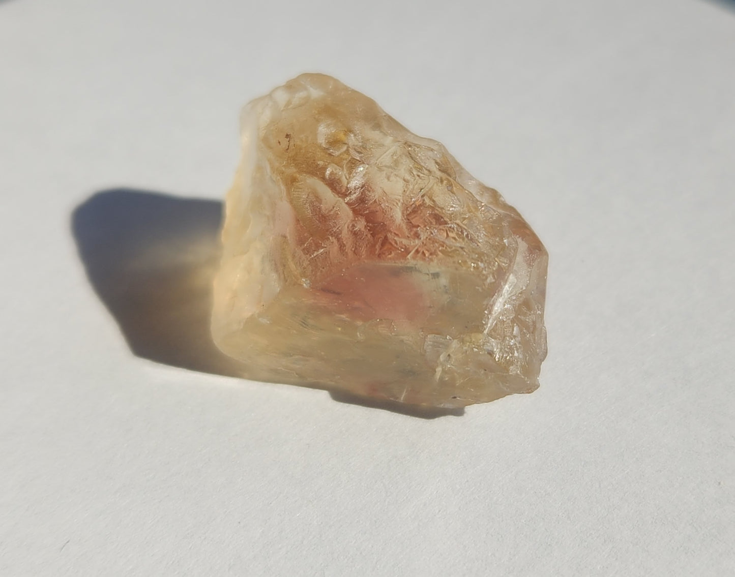6.21 g, 31.05 ct, Oregon Sunstone facet Rough