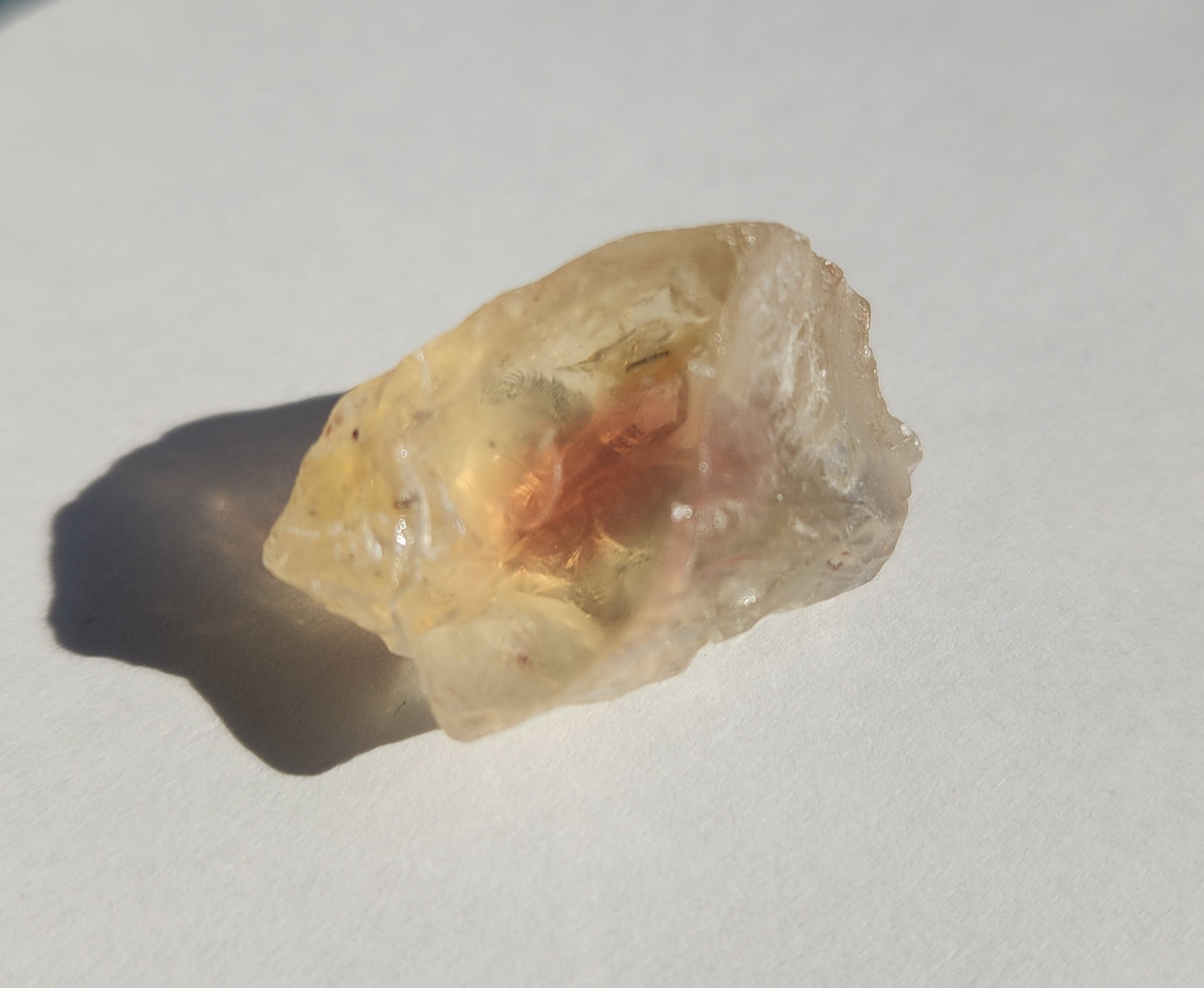 6.21 g, 31.05 ct, Oregon Sunstone facet Rough