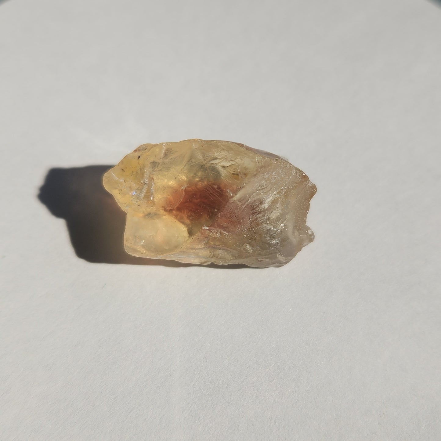 6.21 g, 31.05 ct, Oregon Sunstone facet Rough