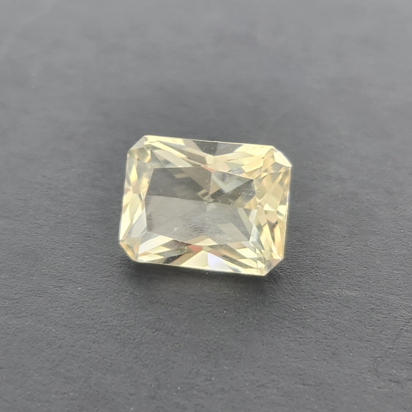 3.54 ct Oregon Sunstone Emerald cut.