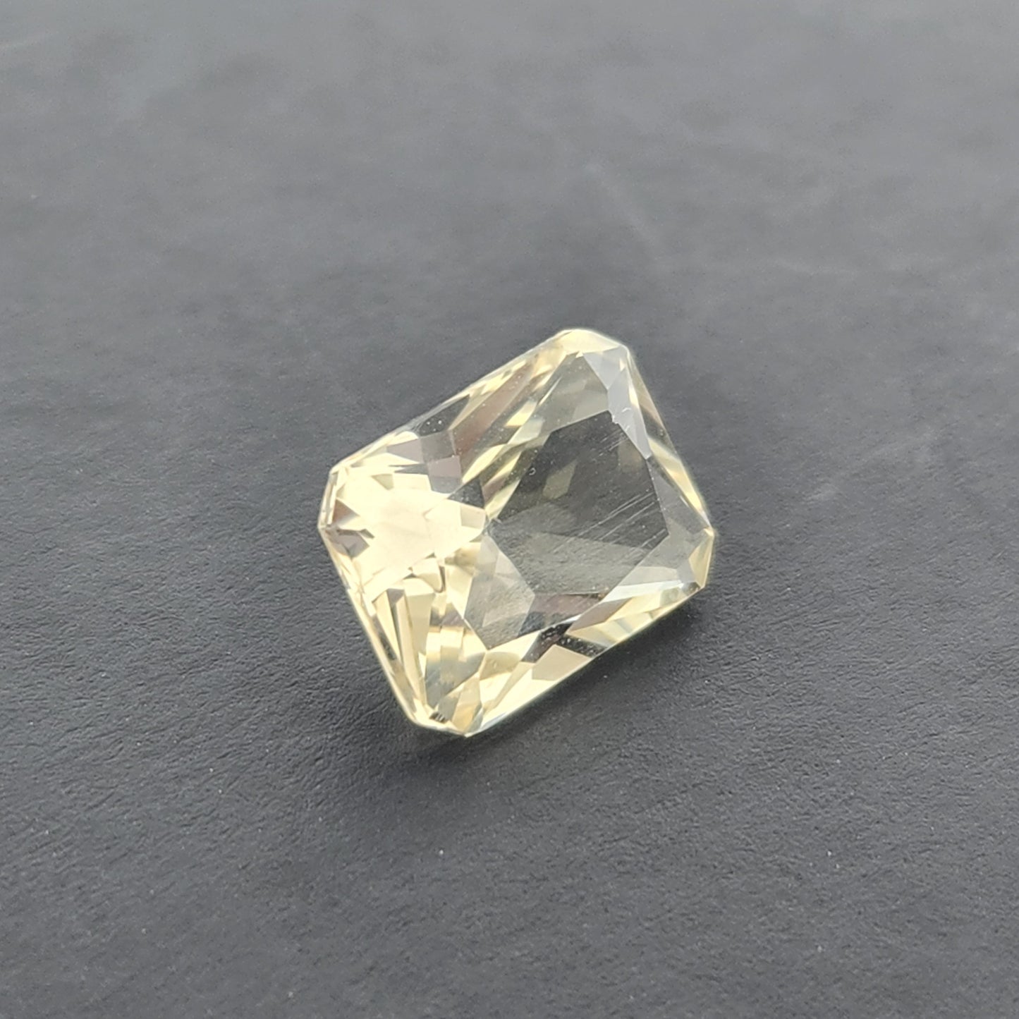 3.54 ct Oregon Sunstone Emerald cut.