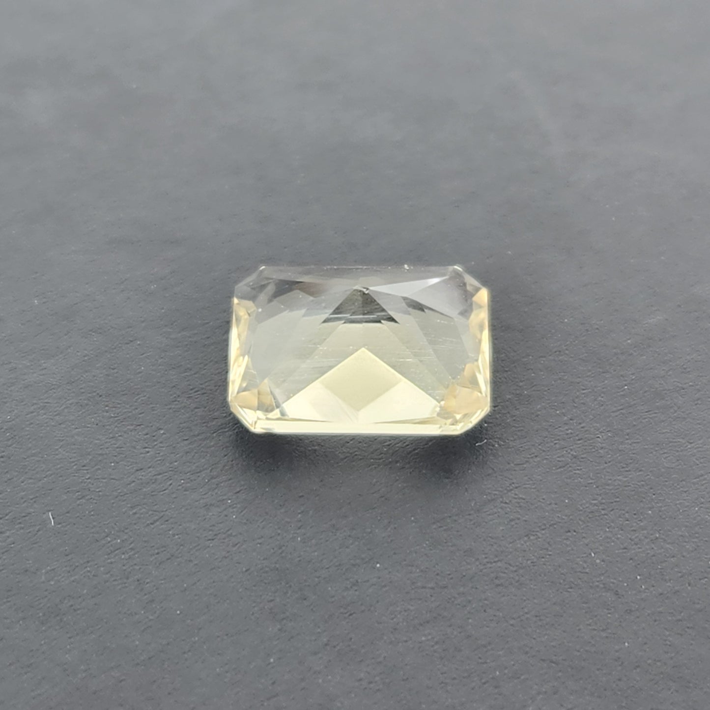 3.54 ct Oregon Sunstone Emerald cut.
