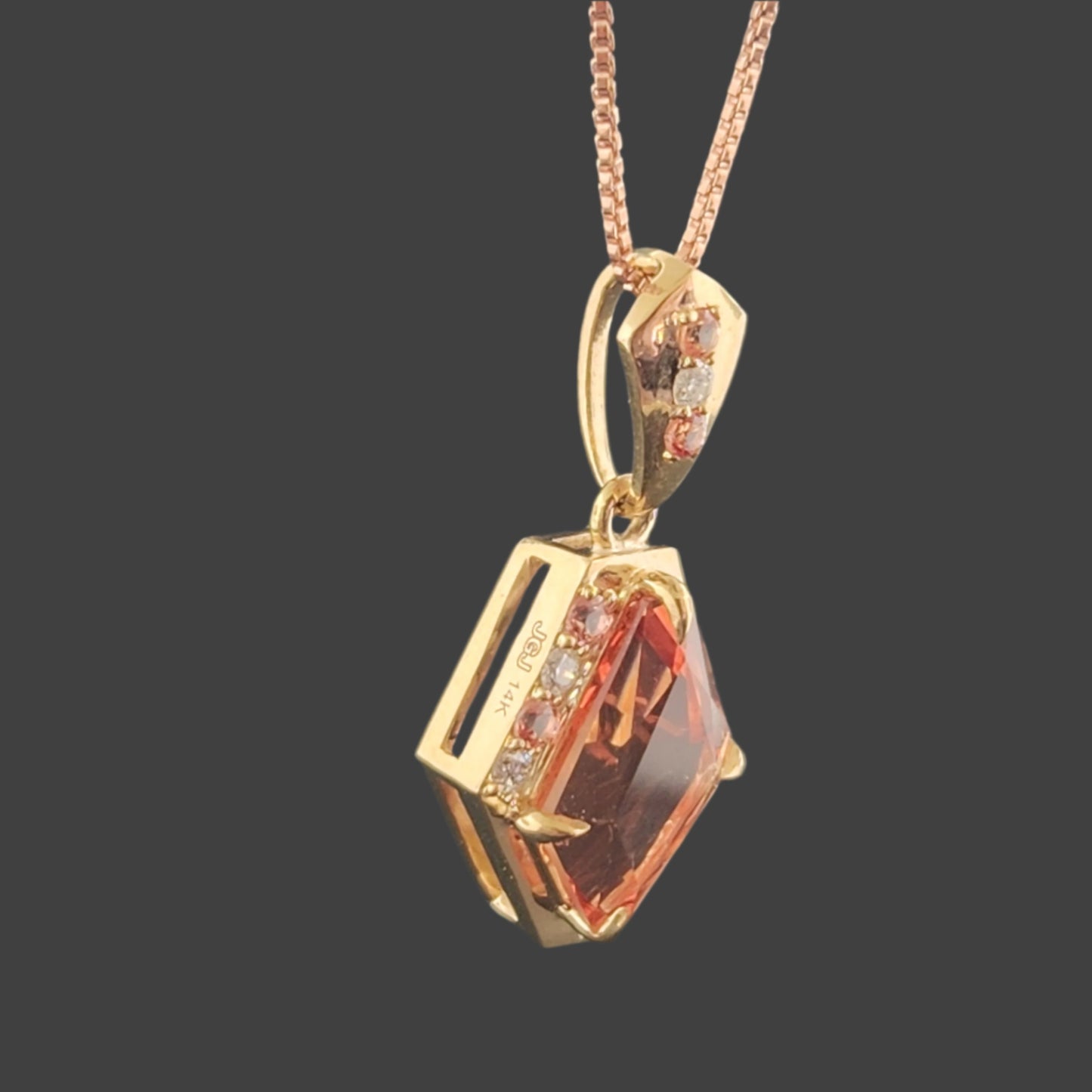 Oregon Sunstone 14 ky Pendant