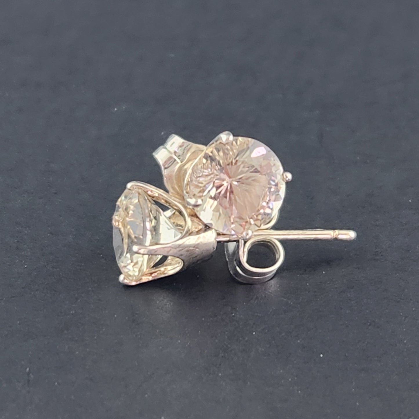 Earrings silver Oregon Sunstones