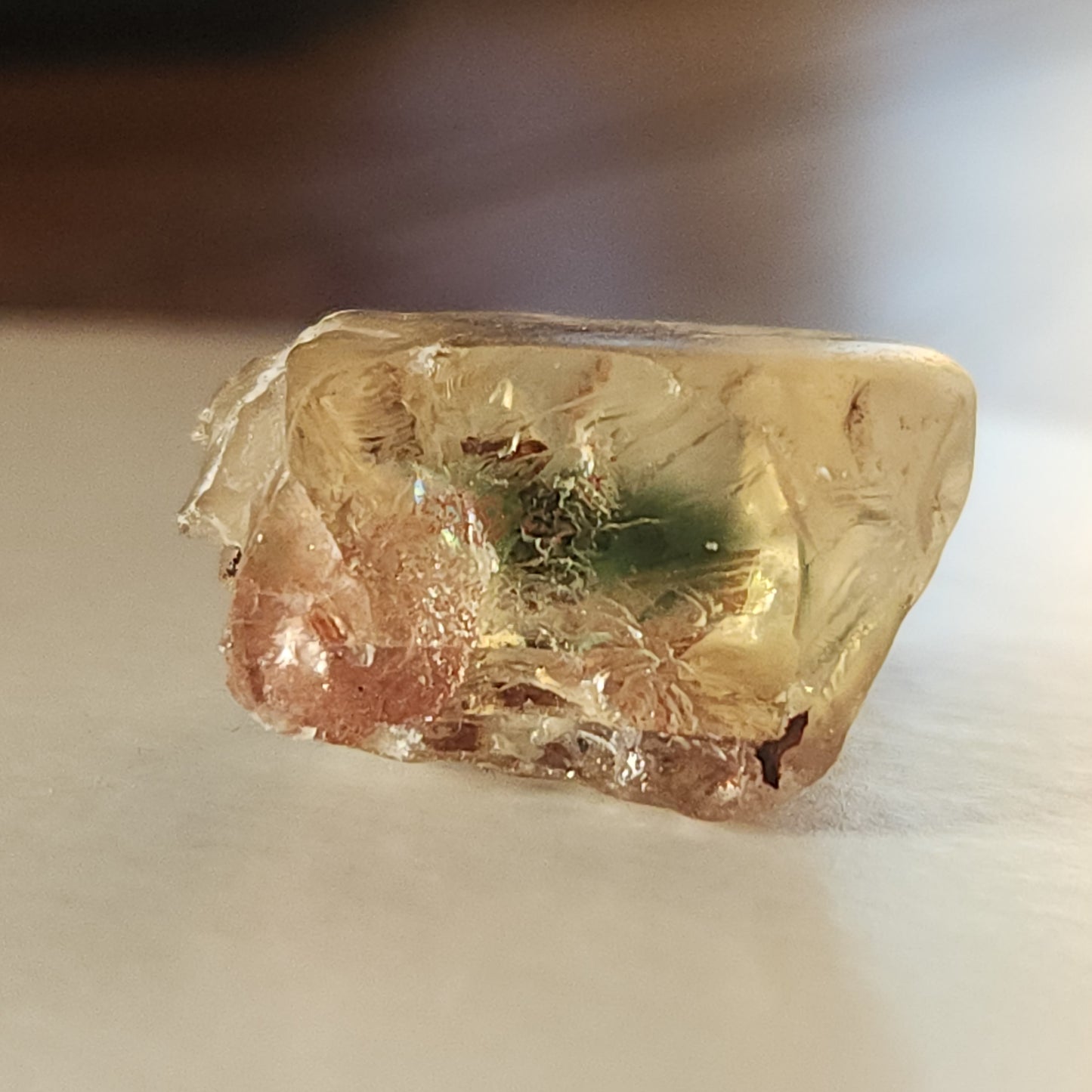 Green Oregon Sunstone Rough 5 g