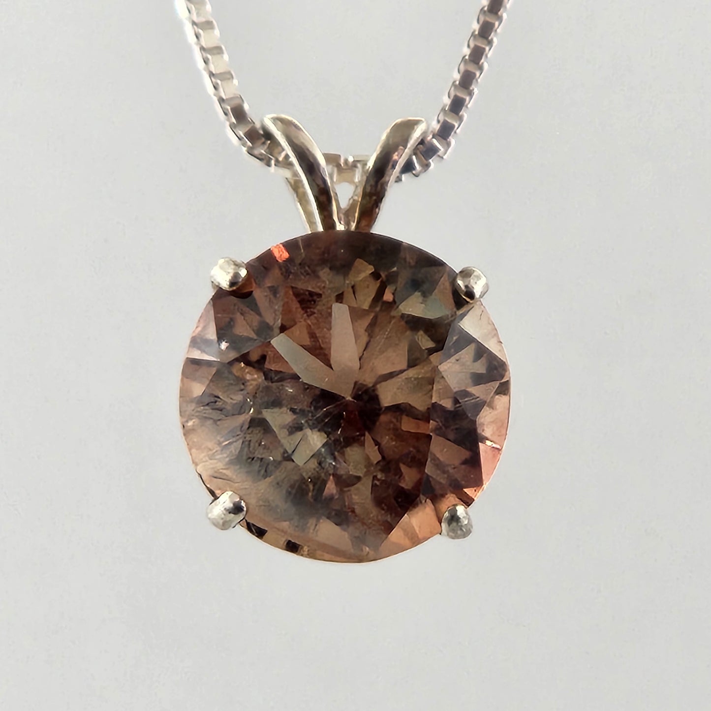 Sunstone in Silver Pendant