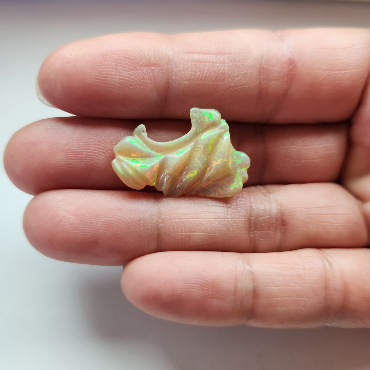 Welo Opal Freeform Carving
