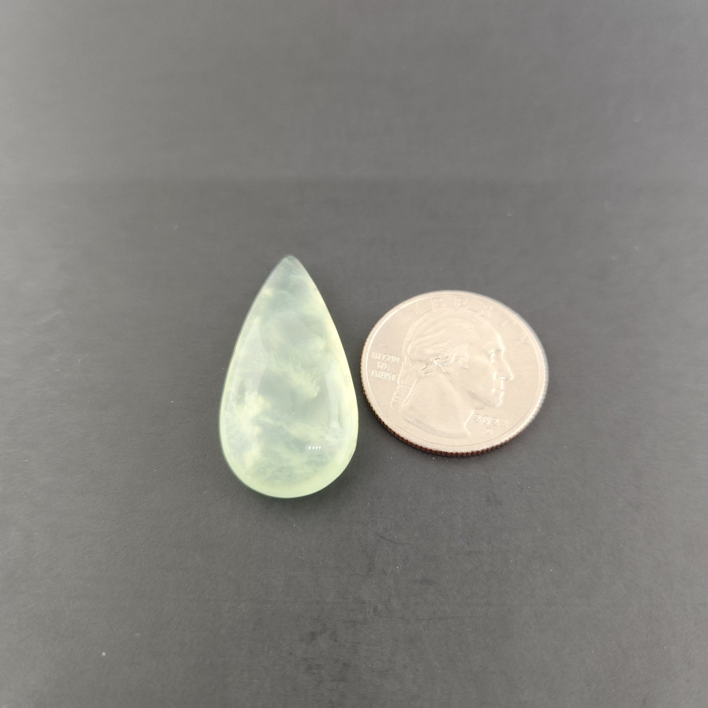 6.79 g Prehnite Cabochon