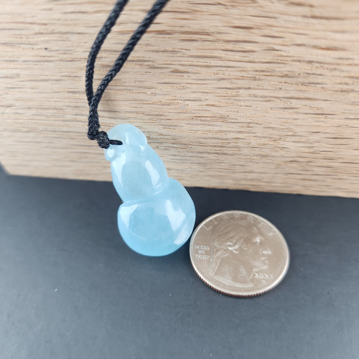 Aquamarine Carving Pendant