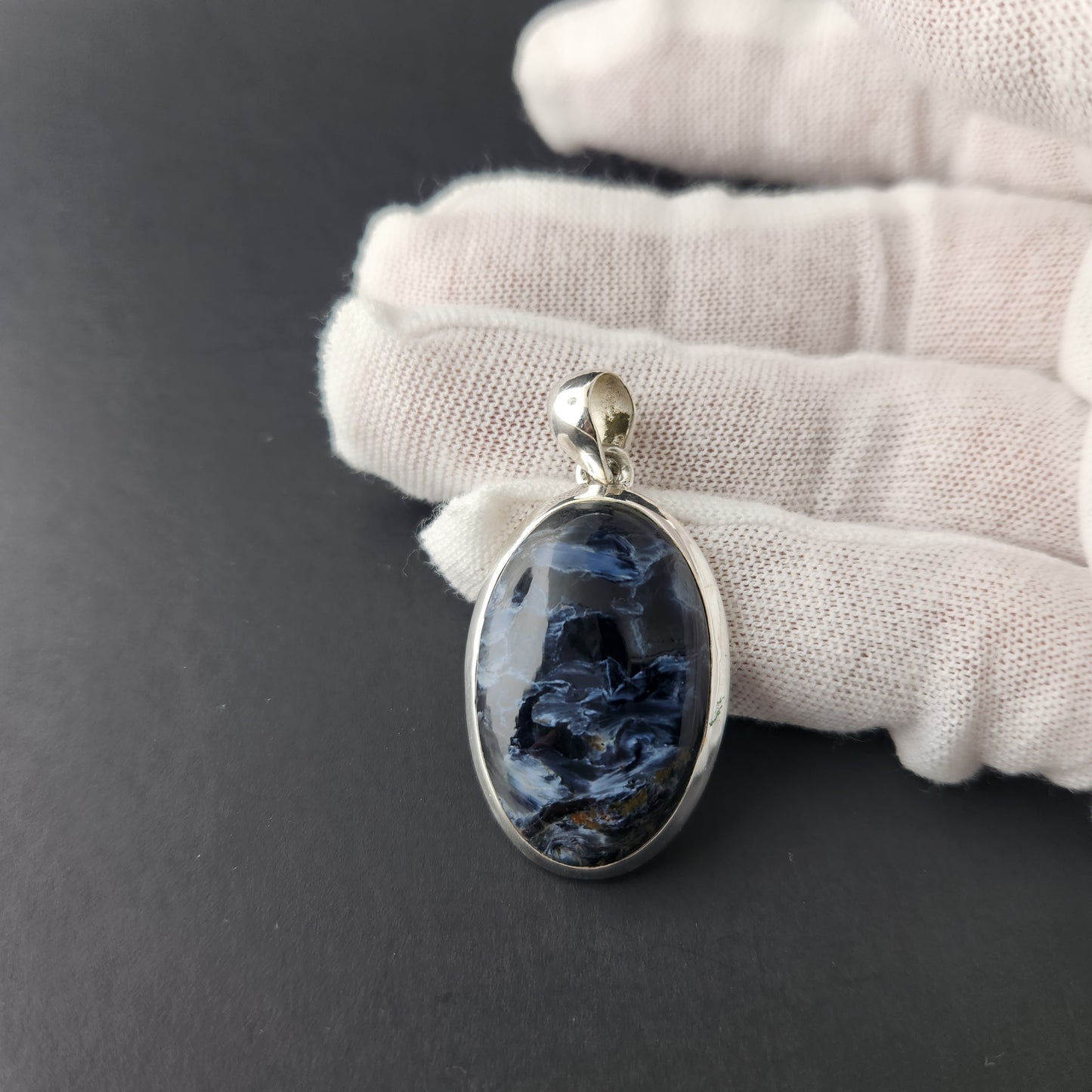 Pietersite set in sterling Silver Pendant