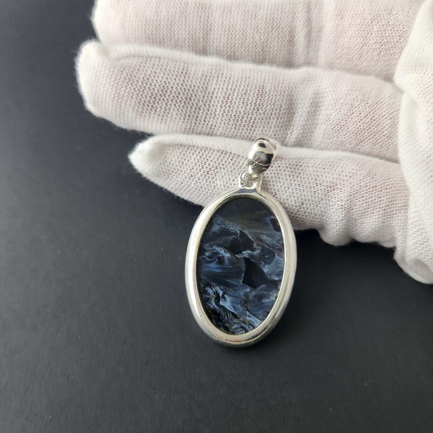 Pietersite set in sterling Silver Pendant