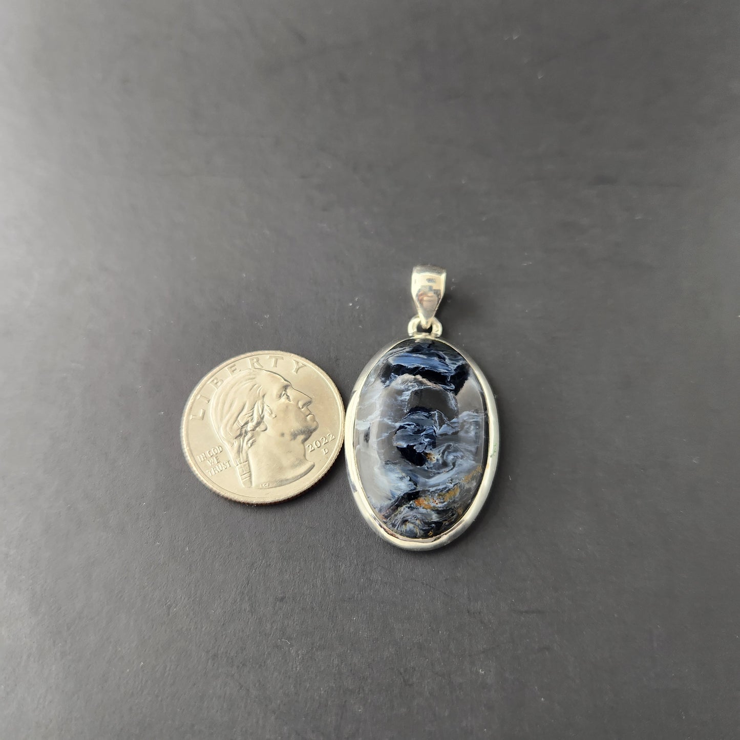 Pietersite set in sterling Silver Pendant