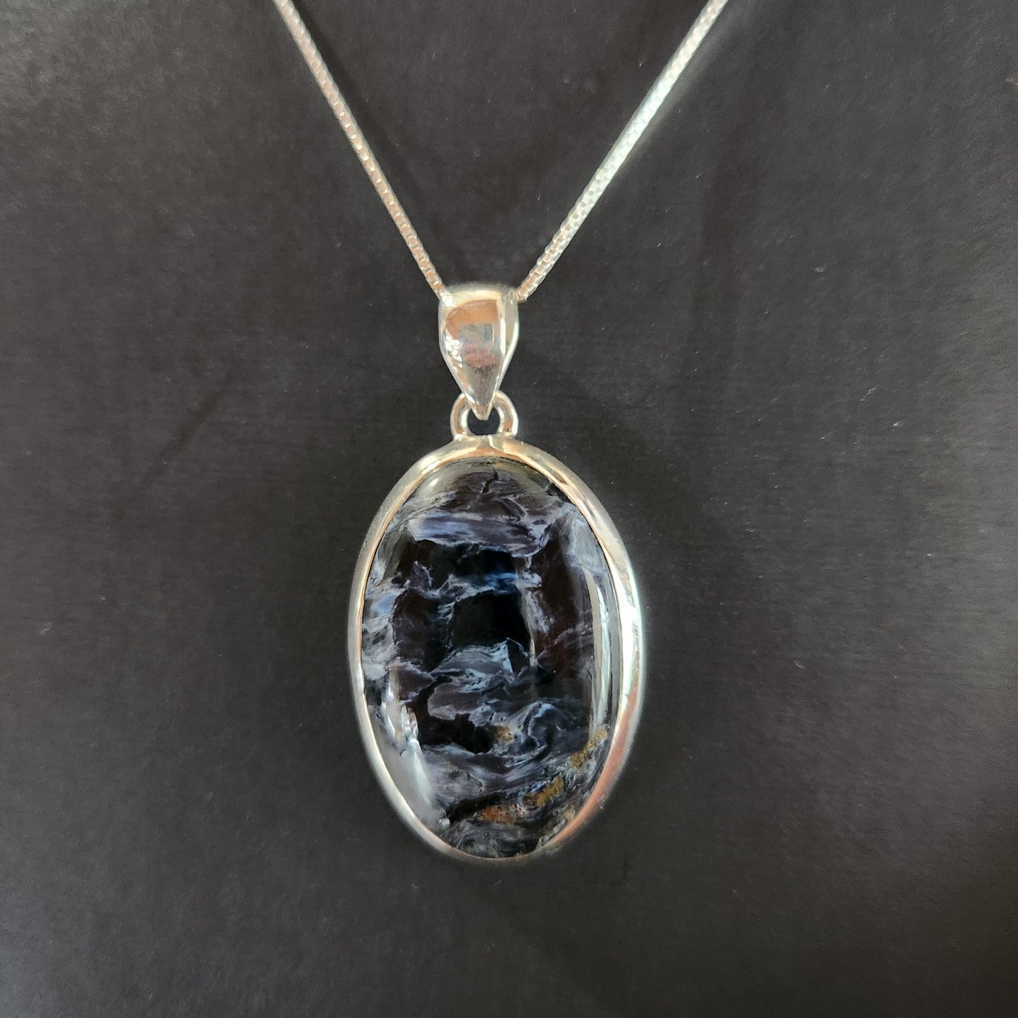 Pietersite set in sterling Silver Pendant