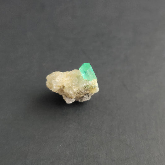 Emerald Crystal in Calcite