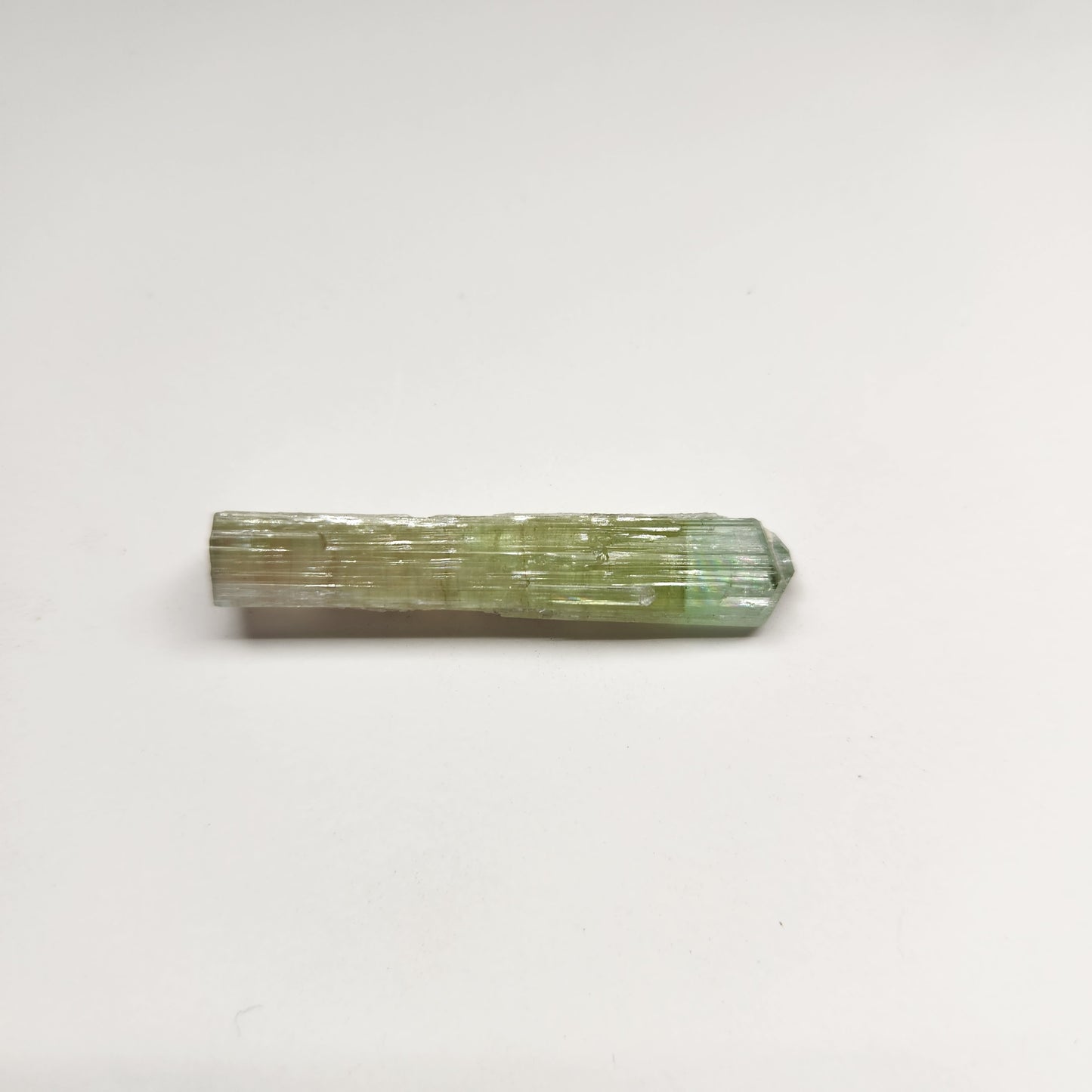 Bi-Colored Blue and Green Tourmaline Crystal
