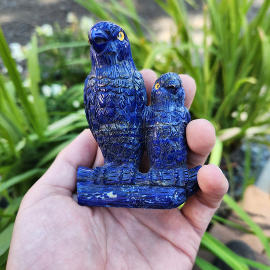 Lapis Lazuli Bird Statue