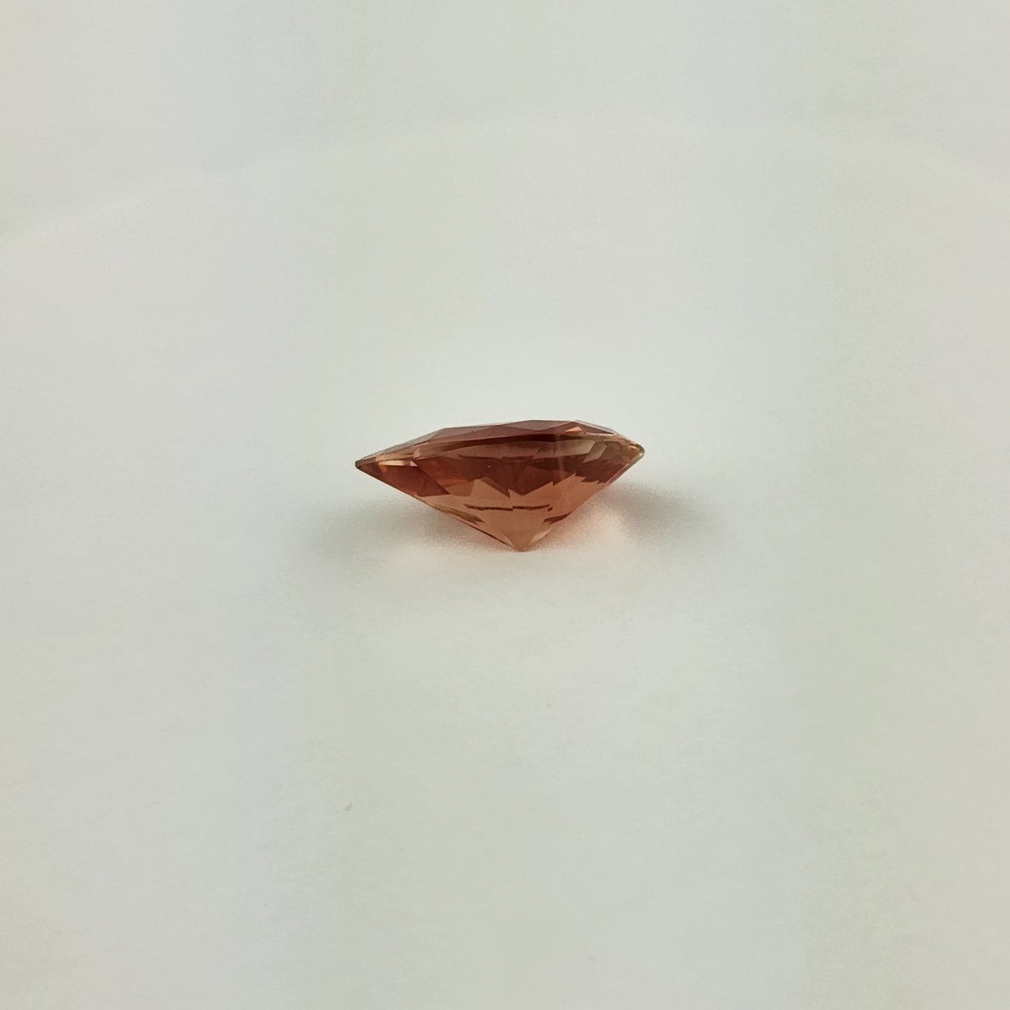 3.82 ct. Red Oregon Sunstone Pear Cut