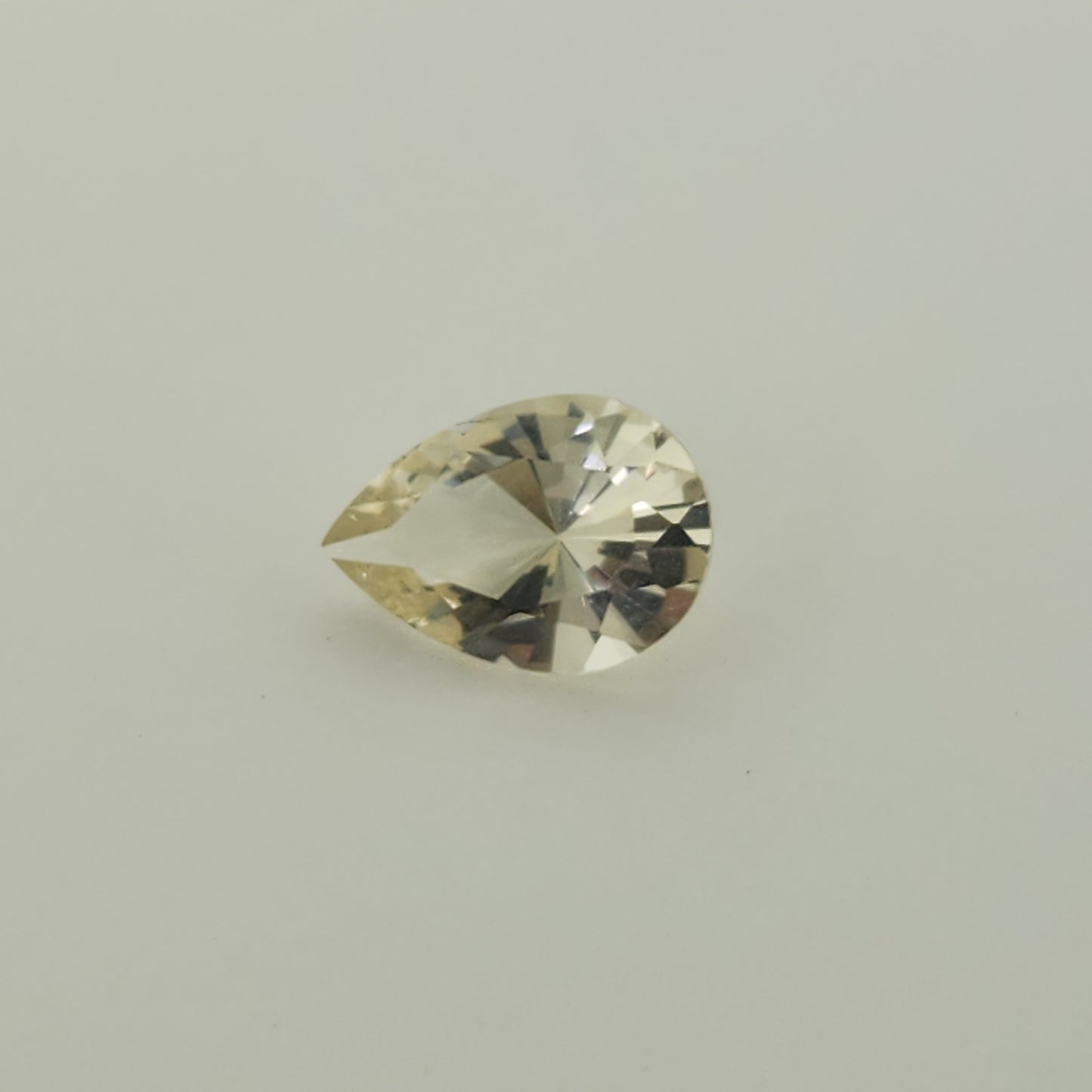 2.20 ct Champagne color Oregon Sunstone Pear shape